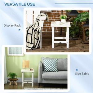 Tavolino da Caffè a 2 Livelli per Esterni - Opzione Resistente ed Elegante per Patio o Giardino - Product Image 6