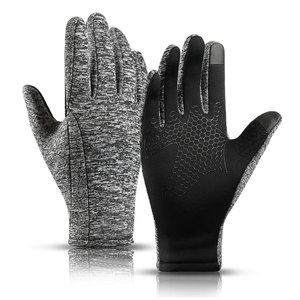 Guantes Unisex de Invierno para Ciclismo, con Protección Completa para los Dedos, Compatibles con Pantallas Táctiles, Diseño Negro y Rojo con Agarre Antideslizante - Product Image 2
