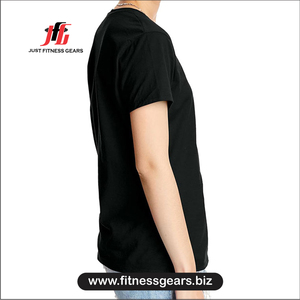 Women's slim fit O-Neck Polyester casual wear Breathable solid color Spring summer <b>T</b>-<b>Shirt</b> Knitted polyester <b>T</b>-<b>Shirt</b> - Product Image 2