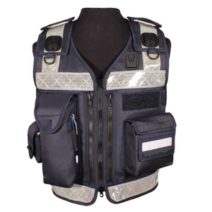 Gilet de sécurité réfléchissant en polyester/coton unisexe pour l'hiver, haute visibilité, robuste, pour la construction et la sécurité personnelle - Product Image 2