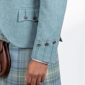 <b>Men</b> Scottish Argyle <b>Jacket</b> Classic <b>Tweed</b> Highland Kilt <b>Jacket</b> Formal Wedding Wear Custom Logo Wholesale Supplier - Product Image 5