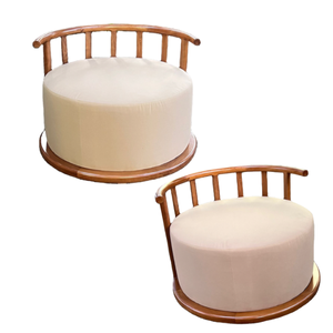 Canapé rond monoplace en teck massif très demandé, super confortable, pour l'ameublement extérieur et intérieur, fabriqué en Indonésie - Product Image 4