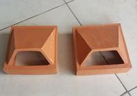 Tuiles creuses ventilées en argile rouge frittée pour murs extérieurs, type brique réfractaire, fabriquées au Vietnam