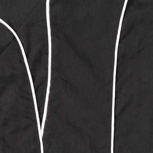 Customized Logo Men's Black Nylon Windbreaker Set Full <b>Zip</b> <b>up</b> <b>White</b> Piping Oversized Tracksuit for Mens - Product Image 6