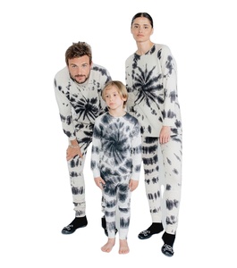 Ensemble tricoté 2 pièces tie-dye pour femme, manches longues, col rond, coupe ample, pantalon long, respirant, décontracté, toutes saisons - Product Image 6