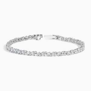 Lab Grown Diamond Tennis Bracelet 2.19 CTW 14K White Gold IGI Certified Trendy Elegant Fine Jewelry Gift - Product Image 1
