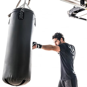 Saco de Boxeo Profesional de Cuero Resistente de Primera Calidad, Diseño de Logotipo Personalizado, Duradero, de Secado Rápido y Transpirable para Gimnasio de Boxeo - Product Image 2