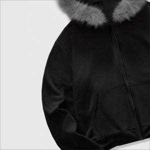 Vente en gros de sweat à capuche zippé pour hommes en polaire épais, brodé, écologique, à épaules tombantes, coupe oversize, personnalisable, uni - Product Image 3