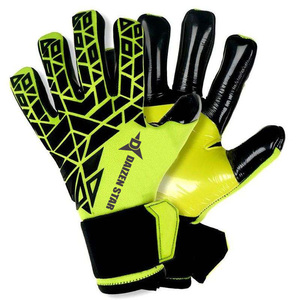 Daizen Star Latex Football Goalkeeper Gloves Full Finger Non Slip Breathable <b>Hook</b> Loop Adjustable Wrist Strap Unisex - Product Image 1