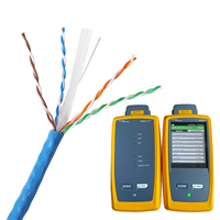 Câble réseau NEXANS Cat5e/Cat6/Cat6a à prix d'usine, câble intérieur/extérieur UTP/FTP/SFTP CCA/Cuivre/CCAG, testé et certifié