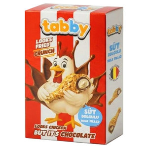 Factory Price Original Tabby Crunch Chocolate Chicken Style 50g Crispy <b>Snack</b> <b>Bar</b> Sweet Treat High Quality Wholesale Supply - Product Image 1