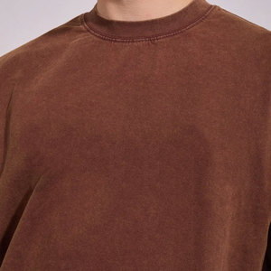 T-shirt personnalisé à col rond, coupe classique, style vintage tendance, tissé, prix de gros, nouvelle collection, fabricant - Product Image 3