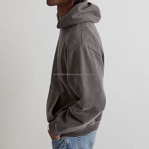 Sudaderas personalizadas bordadas unisex de alta calidad, antiencogimiento, 470 gsm, para hombre, venta al por mayor - Product Image 2