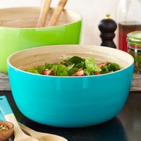 Nouveaux bols à salade ronds en bambou faits à la main, style minimaliste, durables et écologiques, pour la cuisine à domicile