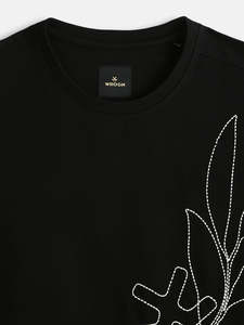 Camiseta de Hombre de Algodón Tejido Transpirable de Alta Calidad, Bordada, Talla Grande, Manga Corta, Logotipo Frontal, Estilo Hip Hop - Product Image 5