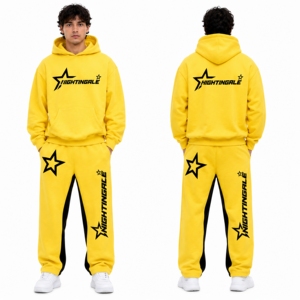 Conjunto Deportivo de Pantalones y Sudadera Holgados con Logotipo Personalizado, Estilo Baggy, Venta al Por Mayor, Personalizable - Product Image 5