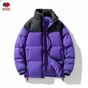 Chaqueta Acolchada de Diseño Personalizado para Hombre, Cuello Alto, Patrón Sólido, Tela Transpirable con Logotipo Personalizado - Product Image 5