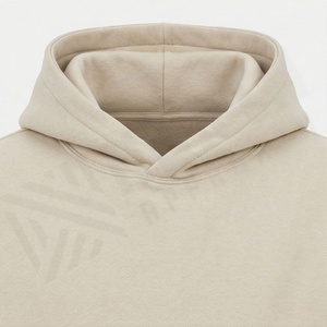 Sweat-shirt à capuche surdimensionné en molleton de coton avec broderie personnalisée pour commandes de merchandising de marque, coupe douce, couleur personnalisable - Product Image 4