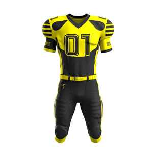Nouvelle tenue de football américain au design moderne, vêtements de sport, uniforme de football américain fabriqué en 100% polyester - Product Image 6