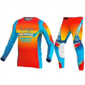 Ensemble de maillot et pantalon de motocross personnalisés par sublimation - Vente en gros - Équipement de course MX pour moto tout-terrain - Combinaison de moto tout-terrain OEM - Product Image 1