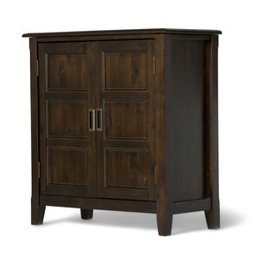 Mobiletto basso Burlington in mogano marrone per soggiorno - Product Image 1