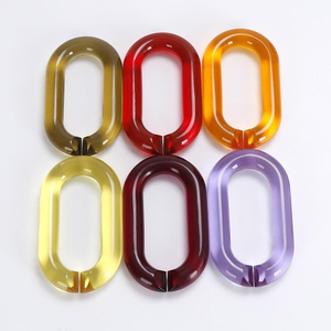RESIN CHAIN Large Size Colorful Resin Chain Links for Wall Hanging Decoration DIY <b>Room</b> <b>Divider</b> and <b>Curtain</b> Accessories - Product Image 5