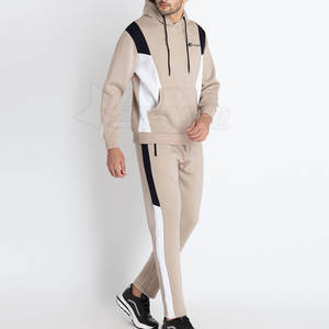 Chándal Deportivo Ligero de Invierno con Capucha, Informal, Sólido, de Tela Suave para Entrenamientos de Calentamiento y Descalentamiento para Hombre - Product Image 3