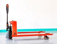 Chariot élévateur à palettes électrique en acier de 2000 kg avec batterie au lithium, chariot élévateur à palettes entièrement électrique, hauteur de levage de 190 mm