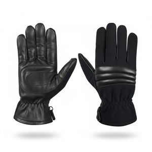 Gants tactiques à doigts complets Paume en cuir Gants compatibles avec l'écran tactile à doigts complets - Product Image 4