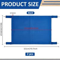 Rideau de protection réglable pour écurie – Barrière de sécurité robuste en nylon pour boxes à chevaux, montage facile, protection de grange, couleur personnalisable