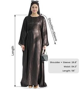 Abaya Kimono de Luxe pour Femme Musulmane, Style Dubaï, Broderie Fantaisie, Respirante, Idéale pour l'Aïd, Vente en Gros - Product Image 5