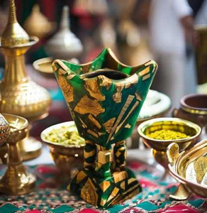 Brûleur à Bakhoor en bois et résine époxy, artisanal, écologique, durable, de haute qualité, style moyen-oriental, religieux, pour la maison - Product Image 5