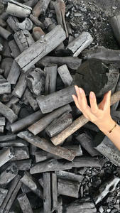Charbon de bois naturel noir en morceaux, haute densité, durée de combustion de 3 à 5 heures, faible fumée, écologique, 7000-8000 Kcal/kg, barbecue extérieur - Product Image 6