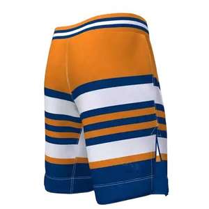 Pantalones Cortos de Lucha MMA con Estampado por Transferencia Térmica, Impermeables, de Cintura Media, con Patrón Sólido, de Lona y Tela No Tejida, Diseño Personalizado - Product Image 2