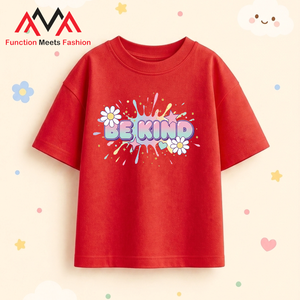 เสื้อยืดลำลองผู้ชายลายกราฟิกสีแดง ผ้าฝ้ายผสมสแปนเด็กซ์ น้ำหนักเบา เหมาะสำหรับใส่ไปเที่ยวทะเลในฤดูร้อน - Product Image 3