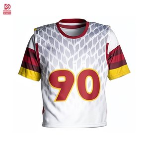 Uniforme de lacrosse personnalisé, durable, coupe-vent, respirant, à manches courtes, 100% polyester, imprimé par sublimation, couleur unie, vente en gros pour hommes - Product Image 6