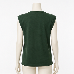 Camiseta clásica de algodón con cuello redondo y manga corta para mujer - Product Image 5