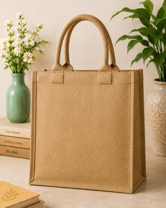 Choose Green Live Clean Jute Shopping <b>Bag</b> <b>Medium</b> <b>Size</b> Top Handle Eco Friendly Grocery Tote - Product Image 6