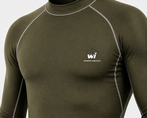 Custom MMA Rash Guard <b>Compression</b> <b>Shirt</b> UPF50+ Breathable Quick Dry Polyester/Nylon 240G Private Label Silk Screen Printed BJJ G - Product Image 3