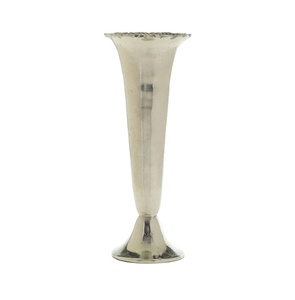 Pot de fleurs côtier en laiton finition nickel antique, dernier modèle, fait main, en gros, pour décoration de table de Noël, personnalisable - Product Image 1