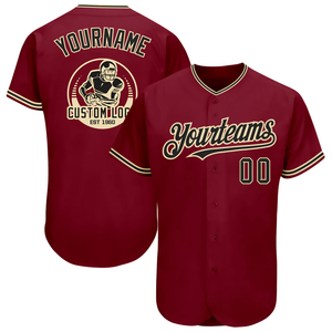 Camisetas de Béisbol de Alta Calidad para Hombre, Personalizadas con Nombres de Equipos Impresos Digitalmente, Tejido Transpirable de Spandex/Poliéster que Absorbe la Humedad - Product Image 2