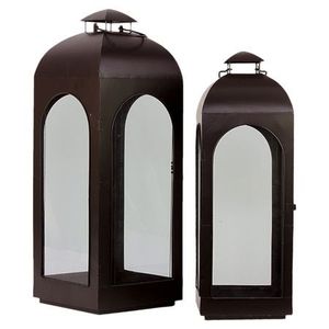 Farol de Metal Tradicional, Portavelas Decorativo Rústico para Casa de Campo, Hermosa Decoración para Patio, Balcón, Interiores y Exteriores - Product Image 2