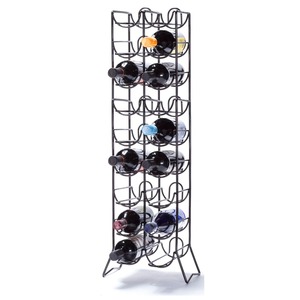 Organizador de Vino Clásico de Metal Negro de Múltiples Niveles, Hecho a Mano, Ecológico, para Cocina, Hogar y Bares, Resistente, con Capacidad de 3L, Soporte para Exhibición de Vino - Product Image 3