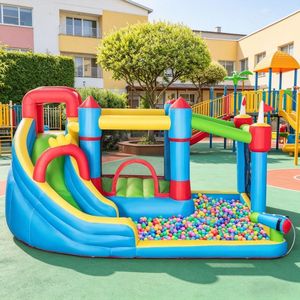 Casa Gonfiabile in PVC per Uso Interno ed Esterno, per Casa, Giardino, Scuola, Asilo, Parco Giochi, per 3+ Anni - Product Image 4