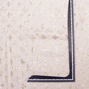Premium Sequence Embroidery Fabric For Women Fashion Wear Designer <b>Garments</b> Party Wear Dresses Kaftan Abaya Bridal Wear - Product Image 6
