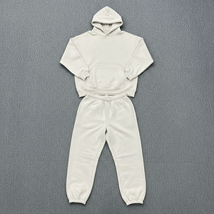 Chándales con Capucha y Cremallera de Primera Calidad OEM, Estilo Vintage, Gruesos, Unisex, Talla Grande, con Logotipo Personalizado, Ropa Urbana de Invierno, 100% - Product Image 4