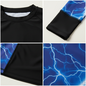 ชุดว่ายน้ำผู้หญิงแบบ 2 ชิ้น แขนยาว พร้อมกางเกงเข้าชุด รับสกรีนโลโก้ - Product Image 5