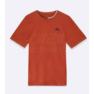 T-shirt Homme Col Rond Coupe Slim 2026 en Coton de Haute Qualité avec Impression Personnalisée du Logo - Product Image 5