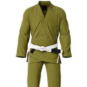 Uniforme de Jiu Jitsu Sólido para Hombre, Color Liso, con Logotipo Personalizado, Ropa de Artes Marciales, Kimono de Jiu Jitsu - Product Image 5