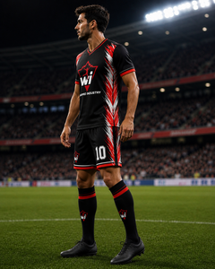 Uniforme de Fútbol Transpirable, Conjunto Deportivo Básico para Competencia, Camiseta y Pantalones Cortos para Liga, Prácticas y Sesiones de Equipo - Product Image 5